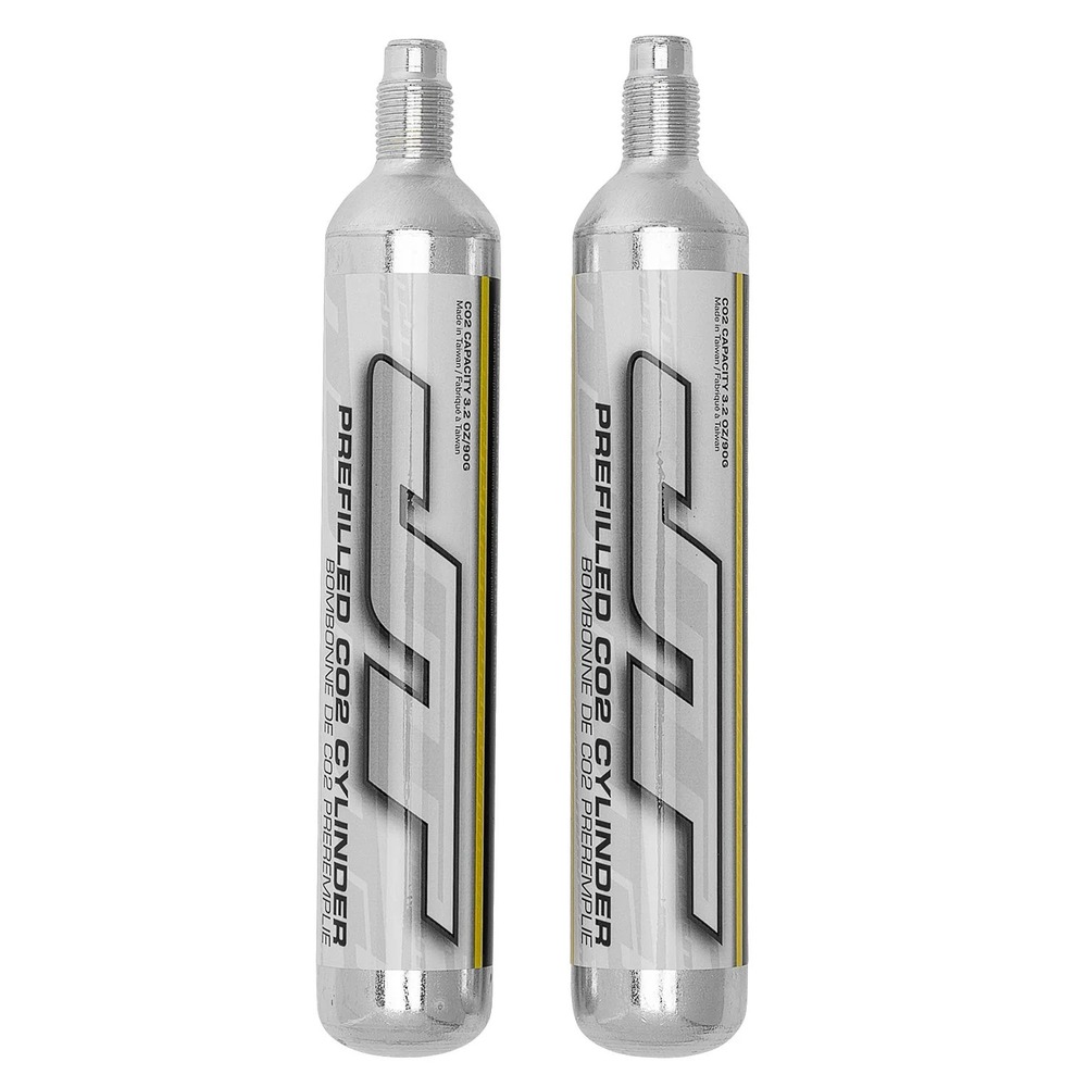 JT Prefilled 90g CO2 Cylinders - 2 Pack, Orginal Color, One Size